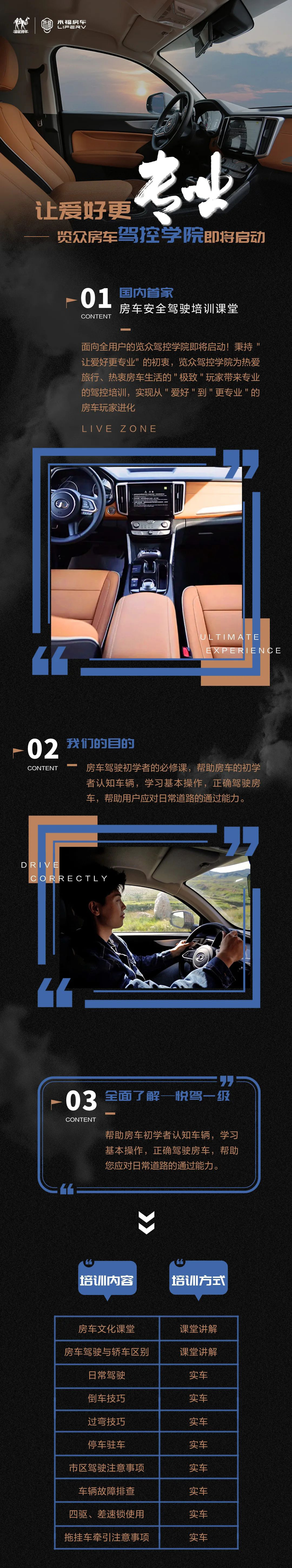 讓愛好更專業(yè)！覽眾房車駕控學(xué)院即將啟動